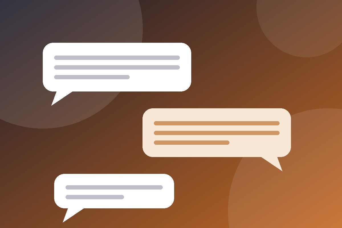 Business owner managing customer conversations